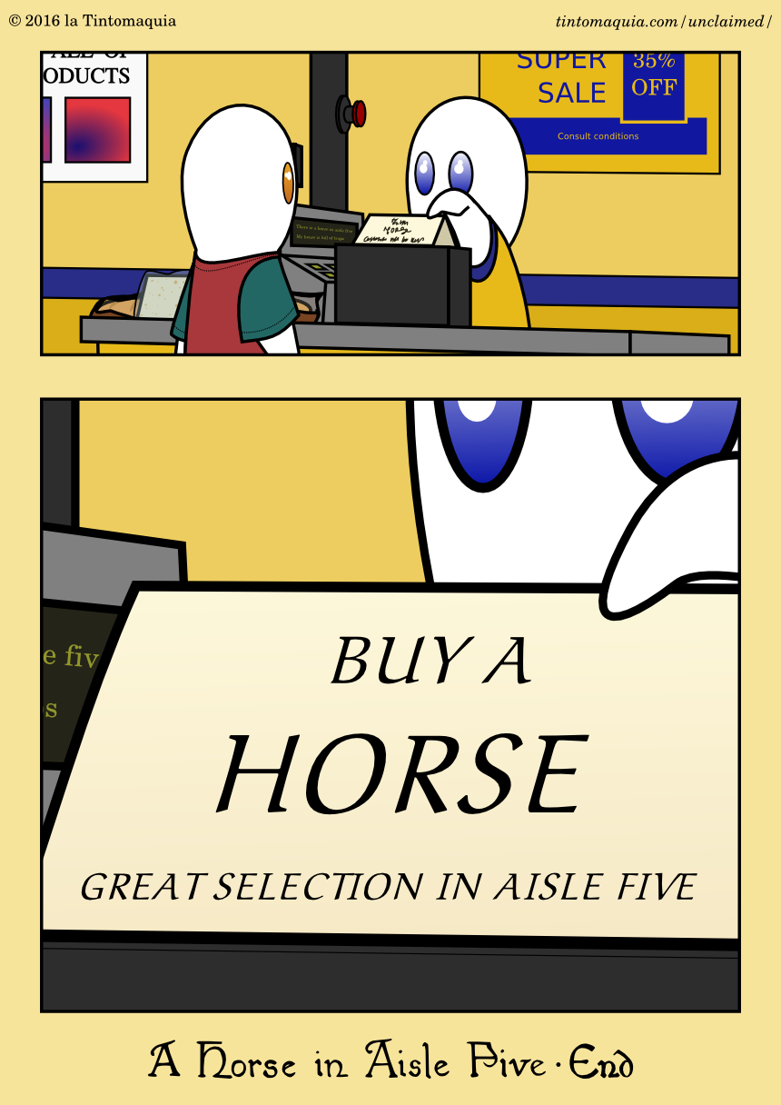 A Horse in Aisle Five, 14